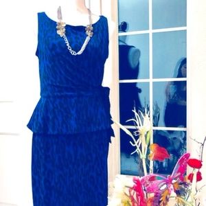 Leopard Peplum Dress